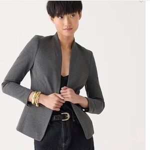 NWT! J Crew Going Out Blazer - charcoal gray, size 4